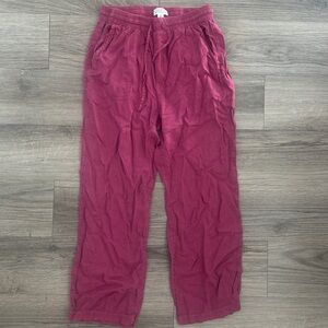 Market & Spruce Berry Pink Joggers